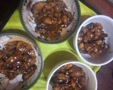 Foto langkah ke 7 dari resep Nasi Tim Ayam Jamur.