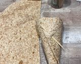 Une image de l'étape 1 de Cornet de wrap au saumon fumé.