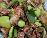 Foto langkah ke 8 dari resep Cumi asin petai.