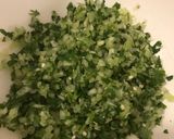 A picture of step 3 of Chicken Shami kebab.