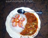 A picture of step 3 of White rice with fish stew.