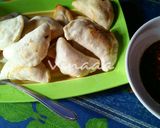 Foto langkah ke 7 dari resep Cireng Isi Tempe Rebon Pedas+Bumbu Rujak.