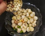 A picture of step 2 of Falahari Bhel.