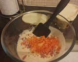 A picture of step 3 of Quick Savoury egg free pancake.