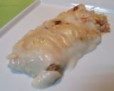 Foto del paso 11 de la receta Crepes de salmón, langostinos y espinacas