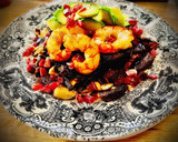 Foto del paso 8 de la receta: Arroz venere con langostinos, shiitake y jamón ibérico
