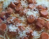 Foto del paso 4 de la receta: Fideos con salsa de salchicha de Viena