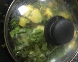 A picture of step 7 of Aloo Palak Bhaji.