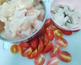 รูปขั้นตอนการทำที่ 3 ของ มักกะโรนีผัดซอสไก่+หมูยอ