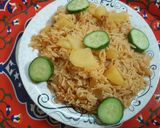 صورة لخطوة 3 من وصفة رز بالبطاطا على طريقتي