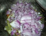 A picture of step 3 of Jackfruit curry in my style.