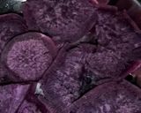 Hình bước làm 1 của món Bánh Eatclean khoai lang tím sữa chua yến mạch 😂