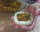 A picture of step 10 of Qeema kachori.