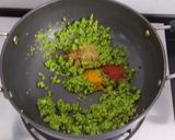 A picture of step 2 of Green peas & Maize flour vada.