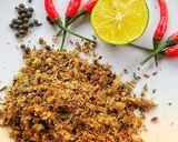Hình bước làm 5 của món Đặc sản gia laiCơm lamGà nướngMuối cá lá é