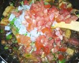 A picture of step 10 of Black Chickpea Chaat.