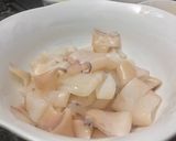 Hình bước làm 1 của món Mực chiên bơ tỏi