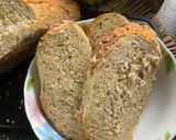 Gambar langkah 1 resipi Sourdough Bread Cheese.