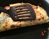 Sonkával és sajttal töltött tortilla recept fázis 3 fotója