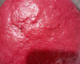 A picture of step 2 of Beetroot doughnuts.