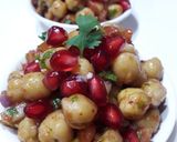 छोले चाट (Chole Chat recipe in Hindi) रेसिपी चरण 3 फोटो