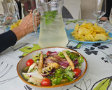 Foto del paso 16 de la receta: Fideuá de verduras con muselina de menta