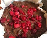 Málnás brownie (cukormentes) recept fázis 3 fotója