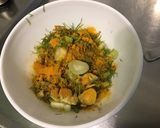 Une image de l'étape 4 de Filets de julienne crème de fenouil et curcuma.