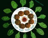 A picture of step 9 of Palak Tikki.