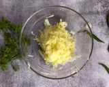 A picture of step 1 of Aloo ke parathe.