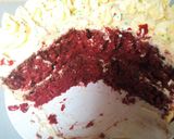 A picture of step 3 of Red velvet cake#sokoto.