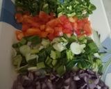 A picture of step 5 of Vegetable cheese egg omelette.
