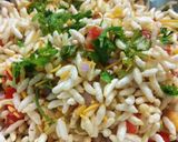 A picture of step 1 of Jhal muri.