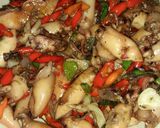 Foto langkah ke 5 dari resep Cumi pedas.