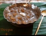 A picture of step 7 of Ada Pradhaman/ flatten rice/ poha pudding / kheer.