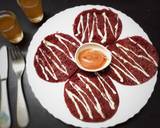 Red velvet savoury pancake recipe step 4 photo