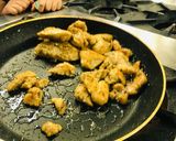 A picture of step 1 of Chicken sisig one bite.