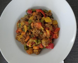 Foto del paso 2 de la receta: Wok de carne picada y verduras