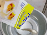 Pudding Selasih with Fiber Creme