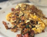 A picture of step 3 of Döner-Style Omelette.
