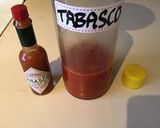 A picture of step 5 of California Farm Imitation Tabasco Sauce.