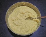 A picture of step 1 of Amiri khamani (Sev khamani).