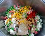 A picture of step 2 of Palak Paneer Pulao.