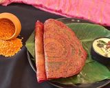 चुकंदर मसूर और रागी डोसा रेसिपी चरण 6 फोटो
