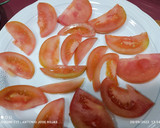 Foto del paso 5 de la receta: Ensalada de tomate 😋😋😋 y champiñones portobello
