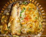 A picture of step 5 of Veggie bread omelet.