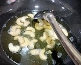 A picture of step 3 of Kaju Karela Sabji.