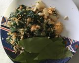 รูปขั้นตอนการทำที่ 2 ของ ผักเหลียงผัดไข่