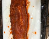 Foto del paso 5 de la receta: Solomillo de cerdo adobado con brócoli y guarnición de setas salteadas y aderezo Vidalim