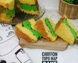 Cara Membuat Chiffon Topo Map Cake 9